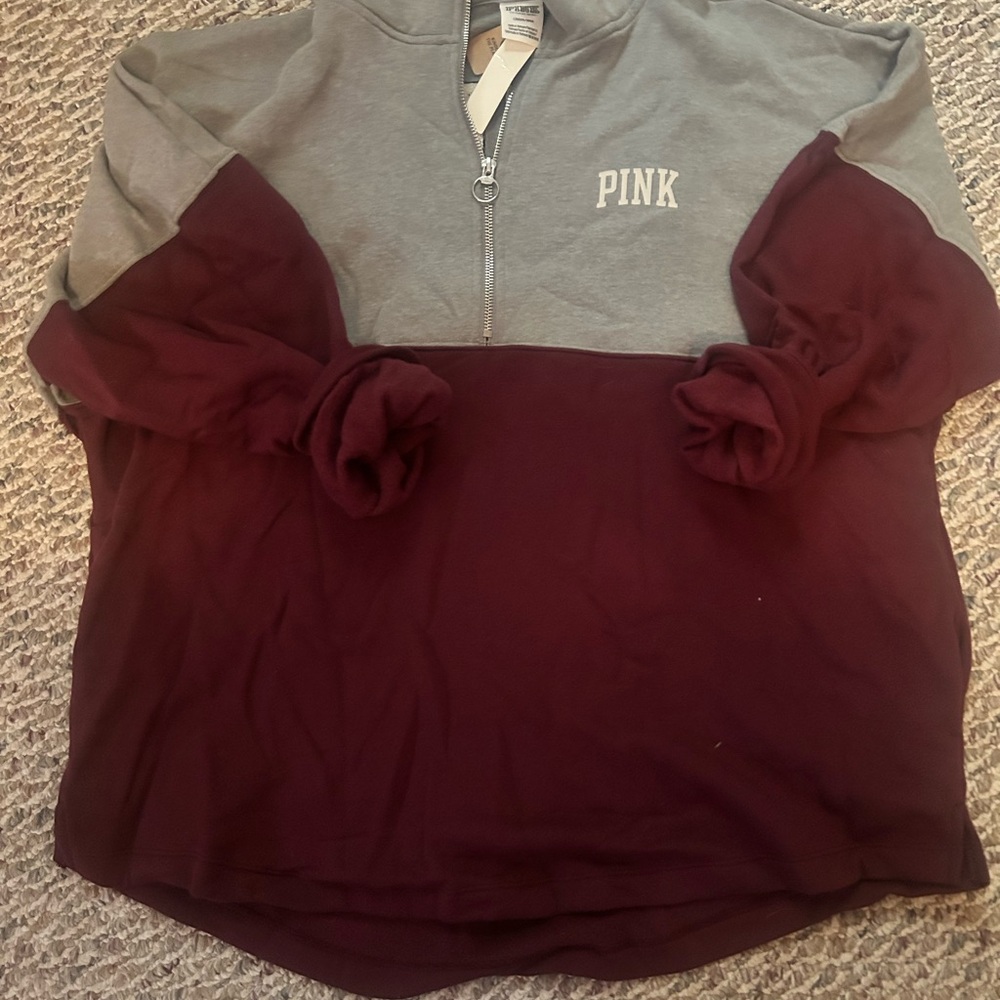 PINK Victoria's Secret Two-Tone Pullover